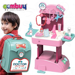 CB905620 CB905621 - Preschool role play backpack doctor cart medical toys for kids